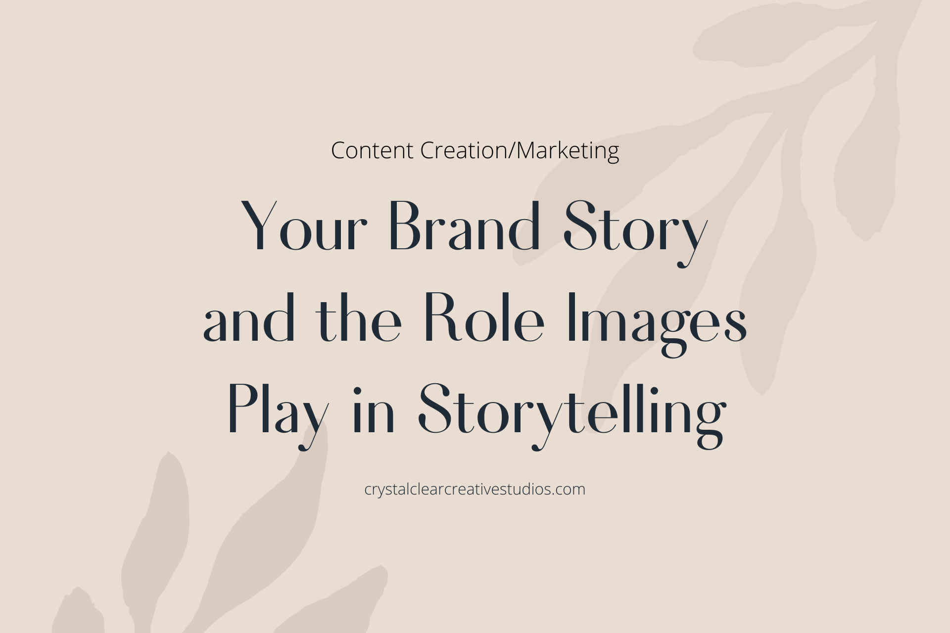 Your Brand Story and the Role Images Play in Storytelling